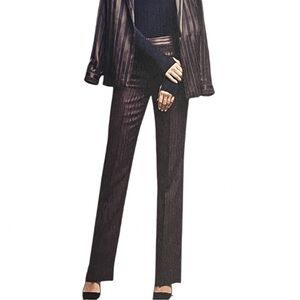 Carlisle New York Striped Satin Pants, NWT